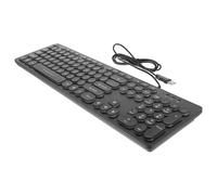 CHICAMPERA 1pezzi Tastiera Retroilluminata Ultra Sottile Tre Tastiera Usb Ergonomica Per Computer Design Portatile e Comfort Per Ufficio e Gaming