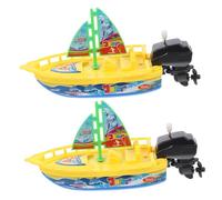 CHICAMPERA 2 Giocattoli da Bagno per Vento Giochi Acquatici Divertenti per Bagnetto Design Cartoon Sicuro e Giocattoli per Piscina Colore Casuale Colore Casuale