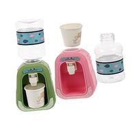 CHICAMPERA 2 Pezzi Giocattolo distributore d'acqua Carino distributore di bevande per rosa rubinetto Simpatico distributore d'acqua mini distributore di bevande giocattolo plastica