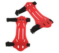 CHICAMPERA 2 Pezzi Protezione per Braccio da Tiro Arco per Ragazzi in Gomma Leggera e Confortevole, Design Regolabile per Competizioni e attività All'aperto