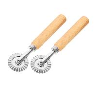 CHICAMPERA 2 pezzi Tagliapasta in Lega con Rotella per Reticolo Cutter per Biscotti e Pasta per Dolci Pizza e Pasta Fatta in Casa Utensile Pratico per Forno e Cucina