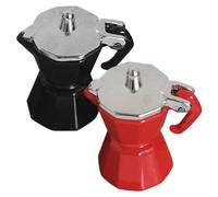 CHICAMPERA 2 Pezzi Utensili e giocattoli da caffè pentola da cucina in miniatura piccola caffettiera da cucina mini caffettiera espresso caffettiera mini teiera mini caffettiere lega