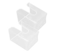 CHICAMPERA 2 Pezzi Vaso da Parete Trasparente per Orchidee, 15, 5x12, 7x10 | Montaggio a Muro, per Balcone e Pareti Verdi, in Plastica, Controllo Irrigazione e Crescita Ordinata