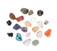 CHICAMPERA 20pezzi Pietre Levigate Con Scatola Gemme Lucidate Pietre Preziose e Minerali Per Ragazzo Ragazza Scatola Per Raccolta Di Rocce Per Ragazzo Ragazza