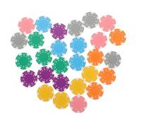 CHICAMPERA 28 Chip Argilla Grandi Dimensioni Poker Dischi Colorati Contatori Scaglie Colorate Token Da Chip Giocando a Fiches Chip Pp