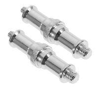 CHICAMPERA 2pezzi Adattatore Vite Maschio Da Robusto Con Superficie Elettroplaccata Compatibile Con Accessori Fotografici Per Stand e Flash