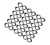 CHICAMPERA 30 pezzi Occhiali per Bambole Mini in Plastica Resistenti per Accessori Feste e Compleanni di Occhiali da Sole per Pupazzi Amigurumi Decorazioni di Moda per Bambole Alte