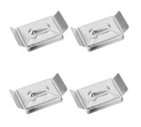CHICAMPERA 4 Pezzi Base per Cassette di Inclusione Istopatologica in Acciaio Inox, Stampo Base Riutilizzabile, Argento, Taglio di Precisione, Resistente al Calore, per Laboratori