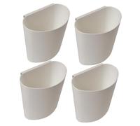 CHICAMPERA 4 pezzi Cestini Sospesi Portaoggetti per Carrello Contenitori Appesi Compatti per Organizzazione Casa e Ufficio per Accessori Cucina Pulizie e Ufficio