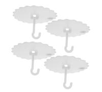 CHICAMPERA 4 Pezzi Ganci da Rimovibili Ganci Adesivi Resistenti per Tende da Canopy Facile Installazione e Utilizzo per Camera da e Decorazioni Domestiche