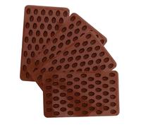 CHICAMPERA 4 Pezzi Stampo Chicchi in Silicone Alimentare Multifunzione per Cioccolato Caramelle Gelatina Ghiaccioli e Decorazioni Dolci da Te
