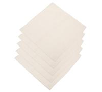 CHICAMPERA 4 Pezzi Tessuto per Ricamo in Lino Beige 26x26 Cm per Punch Needle e Cross Stitch, Materiale Resistente e Facile da Lavorare, per Progetti Creativi di Cucito e Artigianato