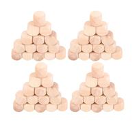 CHICAMPERA 50 pezzi Dadi in Legno Non Verniciati con Angoli Arrotondati Cubi Lisci Sicuri e Resistenti per Giochi da Tavolo Progetti DIY Insegnamento Matematico e Attività di Festa