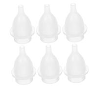 CHICAMPERA 6pezzi Teste Di Aspirazione Silicone Per Pulizia Nasale Manuale Per Ragazzo Ragazza e Ragazzo Ragazza Kit Di Accessori Con Meccanismo Antiriflusso e Controllo Manuale Della Suzione