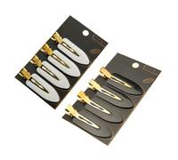 CHICAMPERA 8 Pezzi Mollettine per Chioma a Forma di Foglia senza Pieghe Clip Leggere in Abs e Acciaio per Fissaggio Trucco e Modellatura Chioma