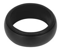 CHICAMPERA Anello in Silicone Nero per Uomo, Anello Sportivo senza Lattice, Facile da Togliere, Accessorio per Attività Outdoor e Terapia Fisica, 1 Pezzo