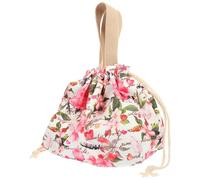 CHICAMPERA Borsa per Pranzo Bento Box Portatile Stile Giapponese Delicato e Fresco Chiusura a Cordoncino per Tutte le Occasioni