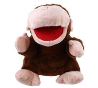 CHICAMPERA Burattino a Mano Scimmia in Peluche Bocca Mobile Burattino Educativo Interattivo per Giocattolo Creativo per Sviluppo Capacità Motorie e Narrazione per Gioco in Famiglia e
