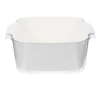 CHICAMPERA Cestello Doppio in Plastica Bianco per e Resistente e Riutilizzabile come Cesta di Drenaggio per Quotidiano