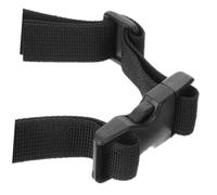 CHICAMPERA Cinghia Pettorale Regolabile Per Fisarmonica 4 Pezzi Con Fibbia in Nylon Nera, Spallacci a Fisarmonica Antiscivolo Per Accessori Trekking e Montagna, Fissaggio Stabile Per Uso Quotidiano