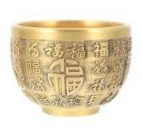 CHICAMPERA Ciotola Decorativa Ottone per La Fortuna e La Decorazione Shui Significativo per Famiglia e Amici Vintage per Uso Duraturo