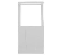 CHICAMPERA Coperchio di Protezione per Presa da Muro Bianco in Abs Texture Robusta, Scatola Stagna Babyproof per Bagno e Cucina