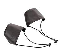 CHICAMPERA Copri Tallone per Scarpe Marrone 2 Pezzi in Pu Resistente all'Usura e Confortevole per Guida, Protezione Piedi Elegante e Pratica per Utilizzo Maschile e Femminile