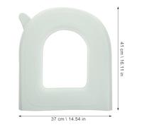 CHICAMPERA Cuscino per Sedile Wc in EVA e Traspirante Coprisedile Autoadesivo Spesso per Piedistallo Caldo e Confortevole Adatto Bagni Domestici in Inverno