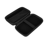 CHICAMPERA Custodia Termometro Auricolare Nera in Pu ed Eva Protezione Dall'umidità, Tasca a Rete e Scomparti Separati, Comoda da Trasportare per Uso Quotidiano