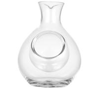 CHICAMPERA Decanter in Vetro Stile Giapponese 300ml, Dispenser Delicato per Brandy e Vino Ghiacciato, Bottiglia di Sakè Portabottiglie per Casa e Intrattenimento