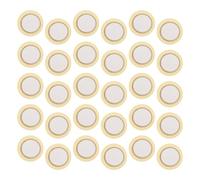 CHICAMPERA Dischi Piezoelettrici 27mm Set da 50 Pezzi in Rame per Trasduttore Acustico, Cicalino e Pickup per Batteria Elettronica, Alta Sensibilità, Basso Consumo Energetico, Facile