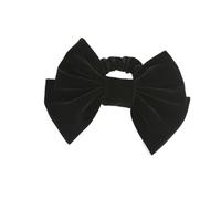 CHICAMPERA Elastici per Capelli Neri con Fiocco Grande in Velluto Cerchi per Capelli Donna Accessori Eleganti per Acconciature Quotidiane e Regalo per Amiche