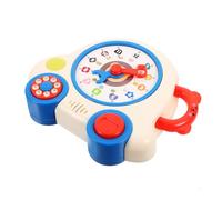CHICAMPERA Giocattolo Interattivo per Apprendimento dei Orologio Educativo con Forme Colori e Animali Gioco Cognitivo per Sviluppo del Senza Batteria per Esterni e Viaggi