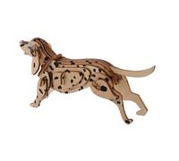 CHICAMPERA Giocattolo Puzzle in Legno Puzzle Animale 3d Figurina Animale Statue Di Cuccioli Di Cane Del Cucciolo Giocattoli Per Cani Cachi Di Legno