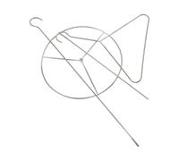 CHICAMPERA Kit Supporto per Tacchino in Acciaio Inossidabile Resistente alla Corrosione con Base e Gancio Sollevatore per Bbq Verticale per Cucina e Feste di Thanksgiving