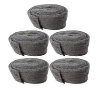 CHICAMPERA Lana d'Acciaio 5 Pezzi per Topi, Tampone per Guarnizione Porta Garage, Riempitivo per Buchi in Tubi e Muri, Barriera Contro Piccoli Animali