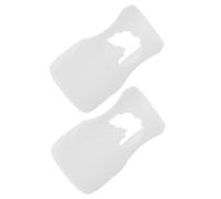 CHICAMPERA Manicotti Protettivi Anticaduta Per Biberon 270ml in Silicone Alimentare, Custodia Isolante Per Bottiglia, Set 2 Pezzi Bianchi Per Ragazzo Ragazza e Allattamento Sicuro