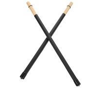 CHICAMPERA Mazza per Percussioni Professionale in Nero, Coppia per Batteria, Accessorio Sostitutivo per Strumenti a Percussione, per Musicisti e Performance