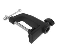 CHICAMPERA Morsetto Per Microfono in Metallo Staffa Morbida Per Supporto Antiurto Clip Tavolo Resistente Per Montaggio Su Scrivania Adatto Per Microfono e Altri Dispositivi