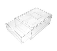 CHICAMPERA Organizer Frigorifero Estraibile Trasparente Contenitore Per Alimenti Impilabile Premium Scatola Da Cucina Per Frutta e Verdura Storage Box Con Design Cassetto Capacità Per