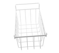 CHICAMPERA Organizzatore per Congelatore in Ferro Bianco Cestino Appendibile Maniglia Design a Filo Facile da Pulire Ottimizzazione Spazio per Cucina