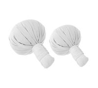 CHICAMPERA Palline da Massaggio Spa alle Erbe 2 Pezzi Large + Extra Large Sacchetti di Artemisia per Massaggi Manuali Viso e Occhi per Benessere e Relax