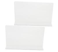 CHICAMPERA Paraspruzzi per Doccia in PVC 2 Pezzi Barriera Antiacqua Angolare Facile da Pulire per Vasca e Lavabo Bagno Cucina