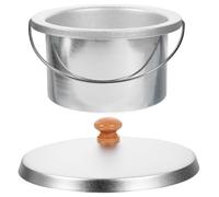 CHICAMPERA Pentola Fusione Cera in Alluminio Coperchio per Scaldacera, Set 2 Pezzi per Uso Domestico e Professionale, Design Compatto e Resistente