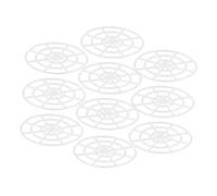 CHICAMPERA Pressino per Verdure Fermentate 10 Pezzi in Plastico Bianco Distribuzione Uniforme della Pressione per Uso Domestico e Commerciale