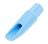 CHICAMPERA Sassofono Contralto Testa in ABS Accessorio Durevole per Lezioni di Musica e Pratiche Colore Azzurro Design Compatto e Leggero per Principianti