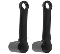 CHICAMPERA Set 2 Pezzi Braccio della Manovella per Mountain Bike Nero in Metallo Design Smontabile e Facile Installazione Accessori Ciclismo per Bici Elettrica e Cyclette