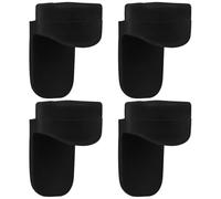 CHICAMPERA Set 4 Cuscinetti Poggia Dita in Silicone Nero per Clarinetto, Accessori per Protezione Pollice e Supporto Ergonomico, per Uso Pratico e Confortevole Durante la Suonata