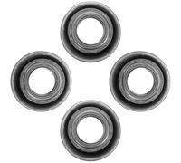 CHICAMPERA Set 4 Pezzi Cuscinetti in Acciaio per Stelo Forcella Sedia a Rotelle, Supporto Ruota Anteriore Sterzo Fluido, Ricambio Durevole per Ausili Mobilità