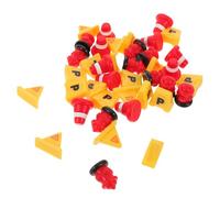 CHICAMPERA Set 40 Mini Segnali Stradali in Resina per Micro Paesaggi Coni di Sicurezza e Accessori per Diorami Giocattoli Educativi e Decorazioni per Case delle Bambole per Scenari di